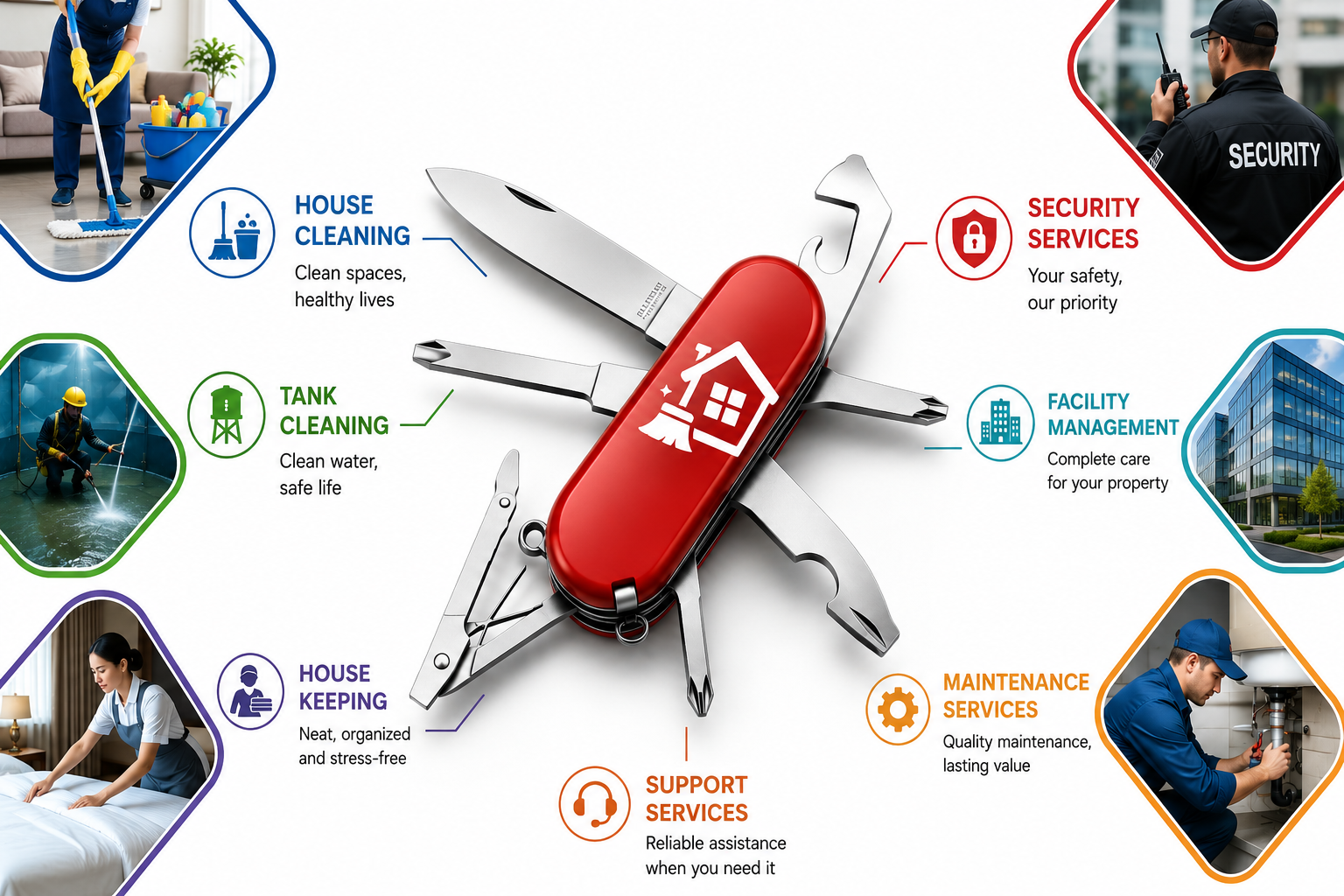 Complete Security, Housekeeping & Cleaning Solutions in Bangalore