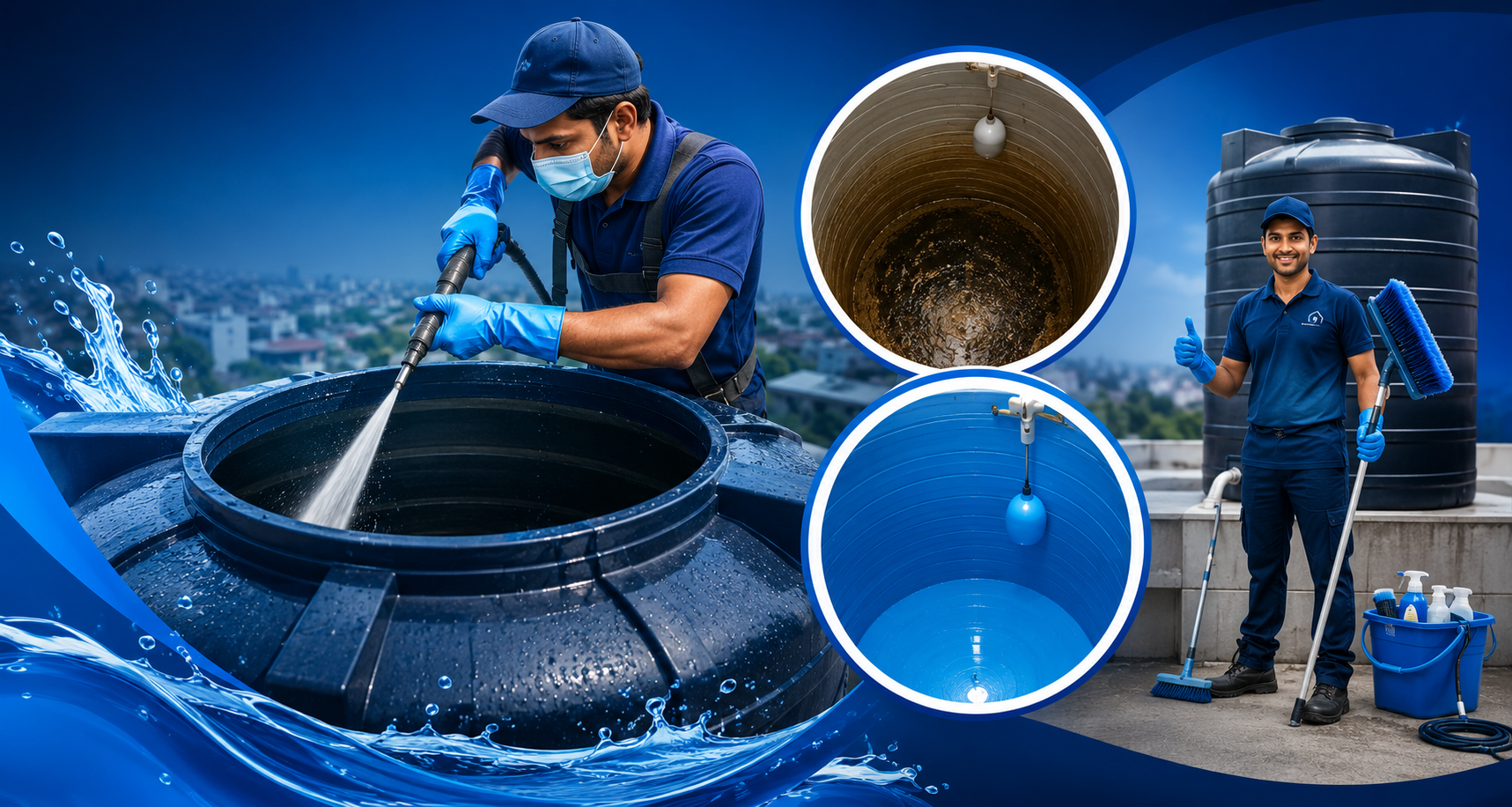 Water Tank Cleaning Sump Sanitization Bangalore